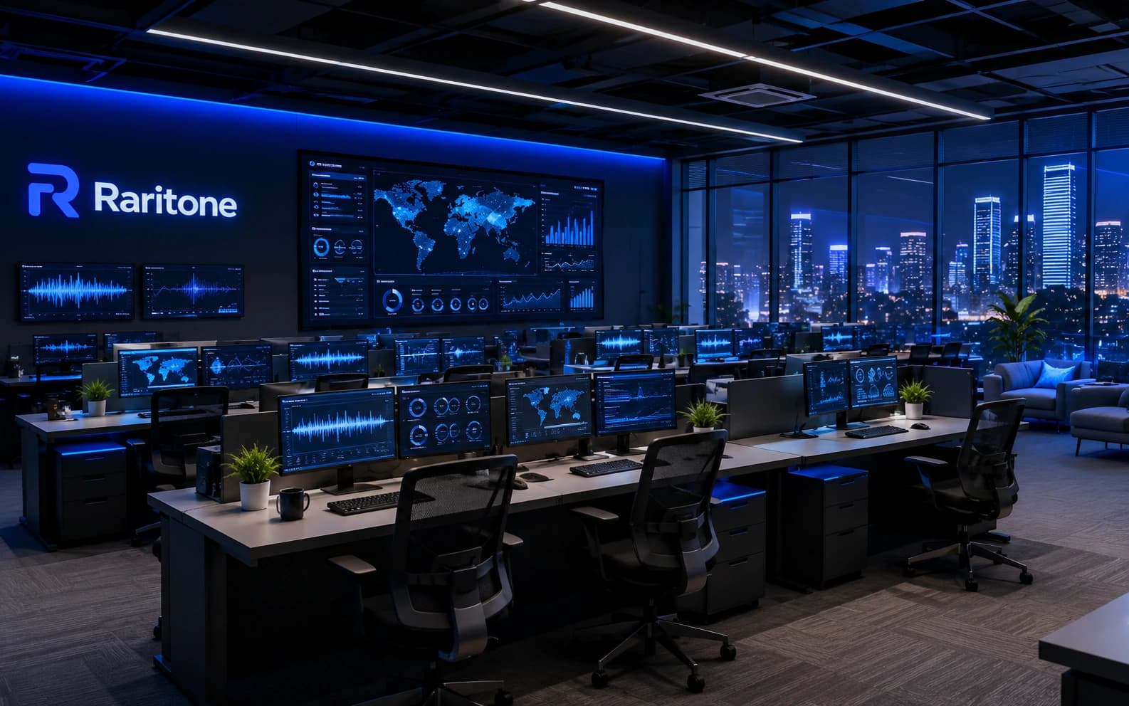 The Raritone workspace