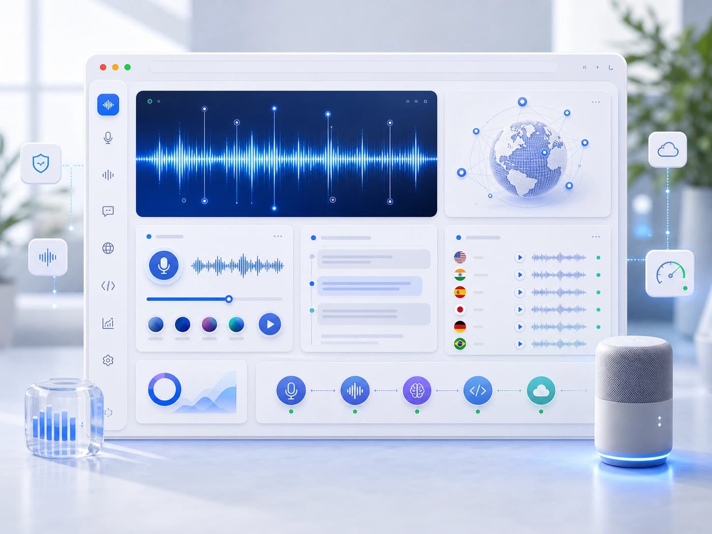 Raritone speech AI platform dashboard